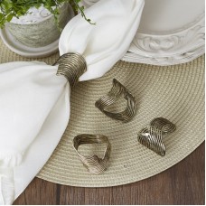 Beachcrest Home Silian Bronze Napkin Rings BCMH4009